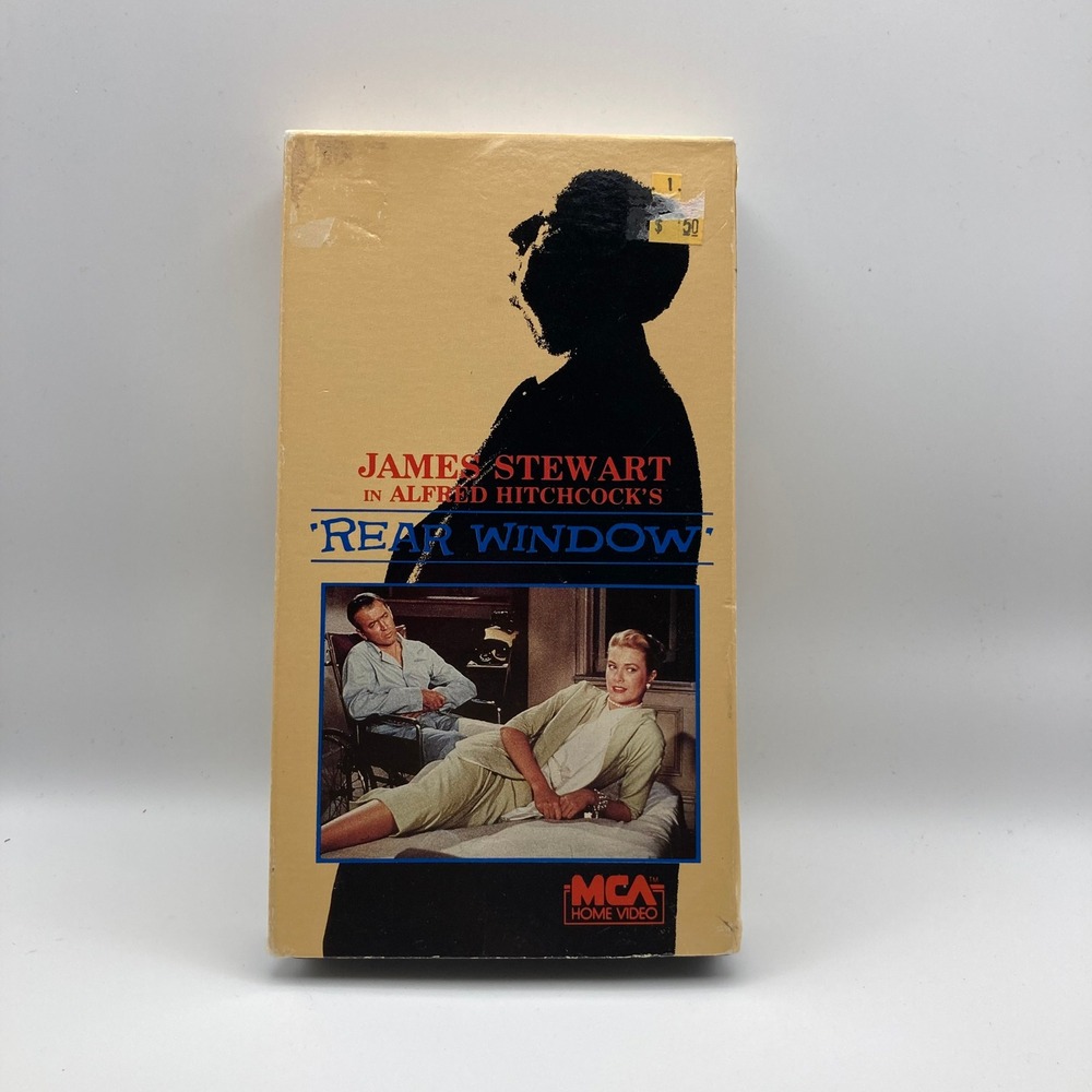 Rear Window VHS James Stewart & Grace Kelly‎ Alfred Hitchcock Paramount Pictures